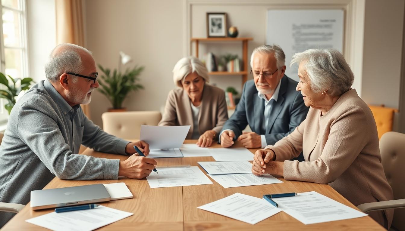 Business agreement signing